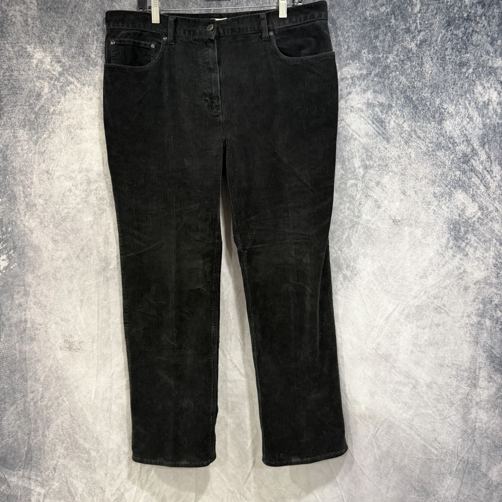 Jones New York Sport Black Corduroy Stretch Chino Pants Size 16 Today Jean